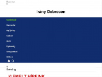 iranydebrecen.hu Webseite Vorschau