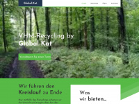 vhm-recycling.de Webseite Vorschau