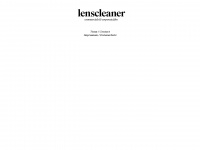 lenscleaner.de Webseite Vorschau