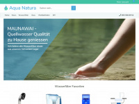 aquanatura.ch Webseite Vorschau