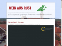 rusterwein.at Webseite Vorschau