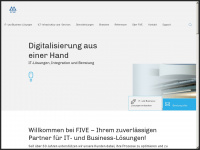 fiveinfo.ch Webseite Vorschau