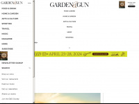 gardenandgun.com Webseite Vorschau