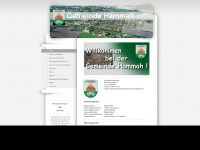 gemeinde-hammah.de Webseite Vorschau