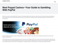 casino-paypal.com Webseite Vorschau