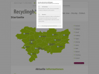recyclinghof-wetterau.de Webseite Vorschau