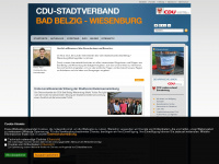 cdu-bad-belzig.de Webseite Vorschau