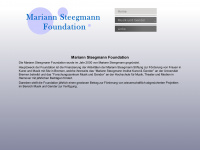 mariann-steegmann-foundation.org Webseite Vorschau