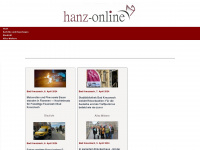 hanz-online.de Webseite Vorschau