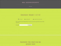 mshennipenny.wordpress.com Webseite Vorschau