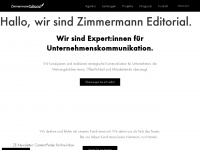 zimmermanneditorial.de Webseite Vorschau