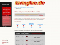 livingfire.de Webseite Vorschau