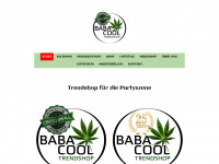 babacool.ch Webseite Vorschau