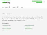 lebeblog.de Webseite Vorschau