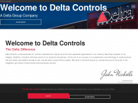 deltacontrols.com Webseite Vorschau