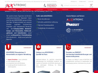 axxatronic.de Webseite Vorschau