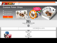 pokerchips.com Webseite Vorschau