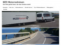 mzd-motorradreisen.de Webseite Vorschau