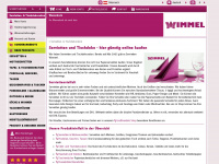 servietten-wimmel.at Webseite Vorschau