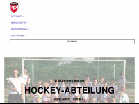 hockey-sgdueren99.de Webseite Vorschau