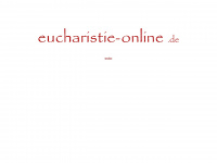 eucharistie-online.de Webseite Vorschau