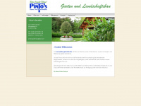 pintos-gartenbau.de Webseite Vorschau