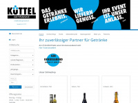 kuettel-getraenke.ch Webseite Vorschau