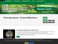 tiroler-bauernbund.at Webseite Vorschau