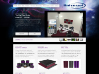 universal-acoustics.com Webseite Vorschau