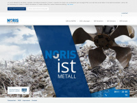 noris-metallrecycling.de Webseite Vorschau