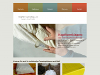 kopfkissenshop.at Webseite Vorschau