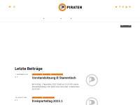 piraten-nbg.de Webseite Vorschau