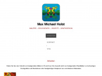 maxmichaelholst.de Webseite Vorschau