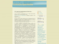 kritischegeschichte.wordpress.com Webseite Vorschau