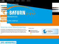 saturn-arena.de Webseite Vorschau