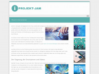 projekt-jam.de Webseite Vorschau