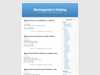 marinaguide.wordpress.com Webseite Vorschau