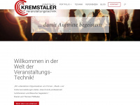 kremstaler.at Webseite Vorschau