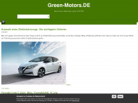 green-motors.de Webseite Vorschau