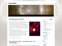 tjshredder.wordpress.com Webseite Vorschau