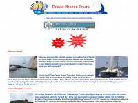oceanbreezetours.com Webseite Vorschau