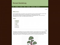 bonsai-gestaltung.net Webseite Vorschau