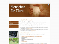 menschen-für-tiere.org Webseite Vorschau