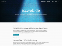 iscweb.de Webseite Vorschau