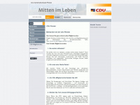 cdu-pfinztal.de Webseite Vorschau