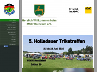 msc-wolnzach.de Webseite Vorschau