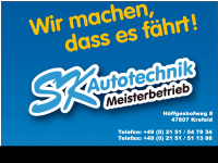 sk-autotechnik-krefeld.de Webseite Vorschau