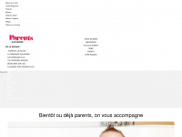 parents.fr Webseite Vorschau