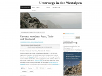 westalpen.wordpress.com Webseite Vorschau