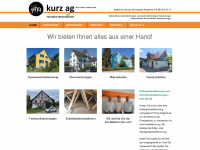 kurz-ag.ch Webseite Vorschau